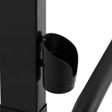 Plateforme vibrante domestique pour exercices de fitness jusqu'à 120 kg + twister