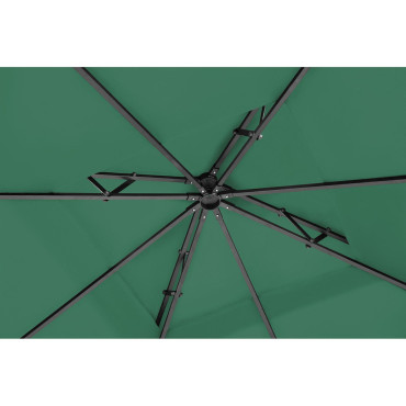 Garden Pavilion Gazebo Folding Tent 3 x 3 x 2,6 m grön