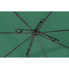Tenda dobrável do miradouro do pavilhão do jardim 3 x 3 x 2,6 m verde
