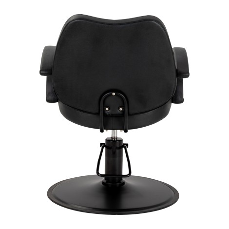 Hairdressing chair Hair System Borneo black — rear view
