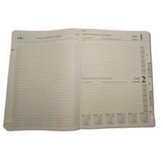 Calendario de libros cerca de A4 Contribución extraíble 2026 Oficina Daily Gotas