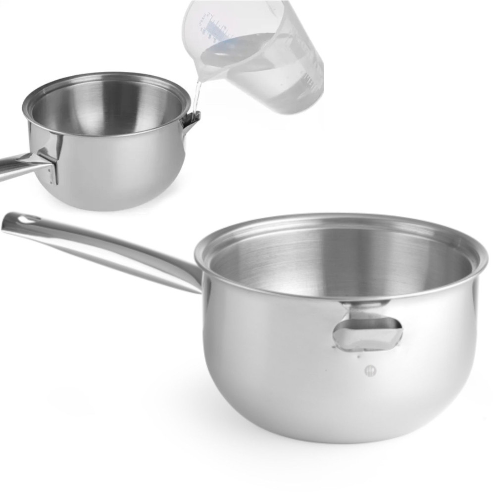 Rondelis ar ūdens gadu tērauds 1 L 300 x 165 x 95 mm - Hendi 833032