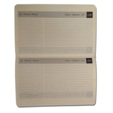 Calendrier du livre A6 Contribution amovible 2026 Bureau de gouttes hebdomadaires