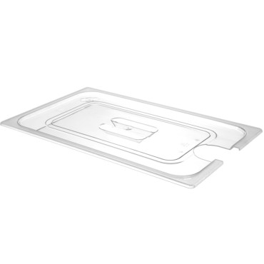 Πολυανθρακικό καπάκι με μια εγκοπή σε Sous-Vide στα δοχεία GN 1/1 - Hendi 864227
