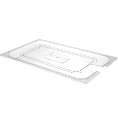 Polykarbonatlocket med en hak på sous-vide till behållare GN 1/1 - Hendi 864227