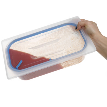 Tampa com gaxeta de silicone para recipientes GN 1/6 - Hendi 881842