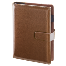 Notebook Bloc de notas A5 marrón marrón inserciones extraíbles 2026 180 páginas Kratek Drops Office