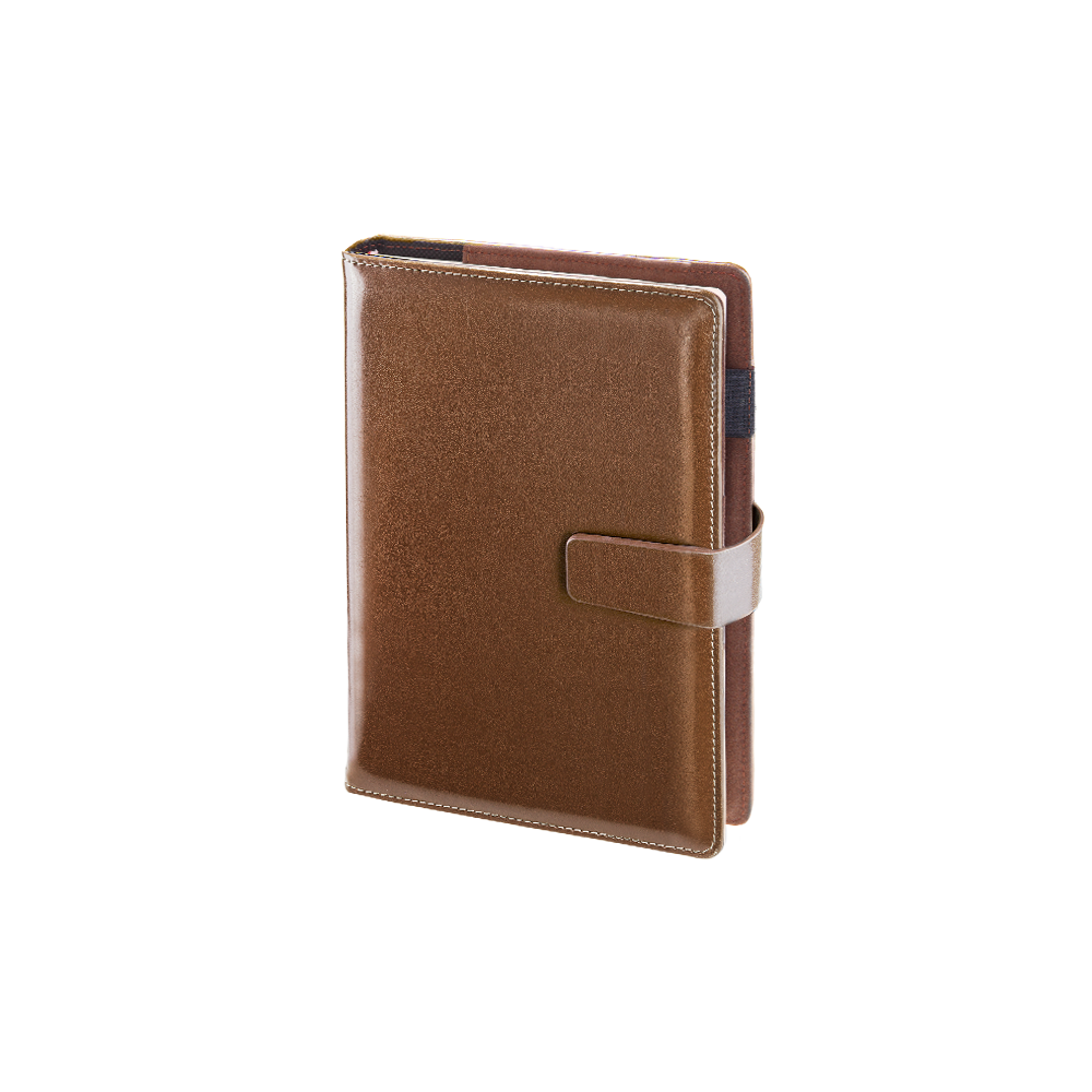 Notebook Blocco note A5 Brown Brown Inserti rimovibili Brown 2026 180 pagine Kratek Drops Office