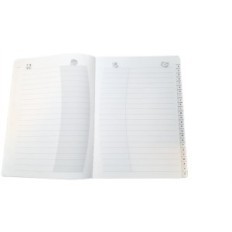 Browidator Close A4 Notes Collection Genua Black Index A-med telefon DROPS Office AP-16GNZ / CZA / Z