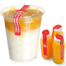 Self-adhesive strap protecting the hole for a straw 2 x 250 pcs. Hendi 850220