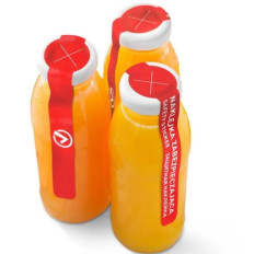 Selbstklebender Gurt, der das Loch für einen Strohhalm 2 x 250-Stck schützt. Hendi 850220