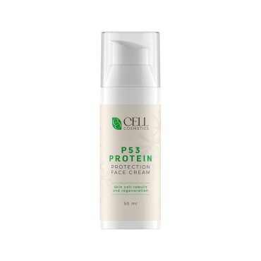 CREME DE ROSTO PROTEÇÃO CELL COSMETICS – Proteína P53 50 ml — vista frontal