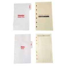 Book kalender segregator nærbillede B6 Aftageligt bidrag 2026 DROPS Office blonder