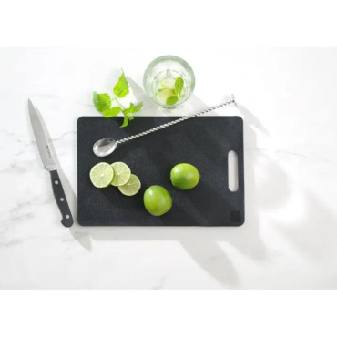 Tabla de cortar universal con asa 250 x 150 mm - Negro - Hendi 826478