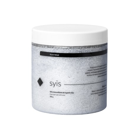 Syis Azure Velvet – άλας ποδιών με ουρία 600g — προβολή από μπροστά