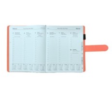 Libro Calendario A5 Contribución extraíble 2026 Oficina semanal de gotas