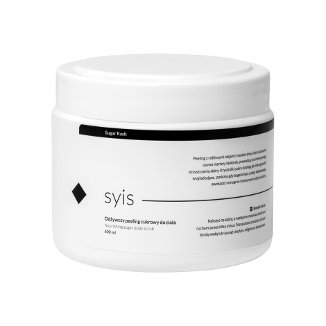 Syis Sugar Rash – gommage corporel nourrissant au sucre 500 ml — vue de face