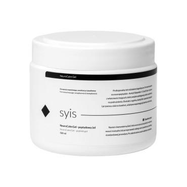 Syis NeuroCalm Gel – Peptidgel för manuell massage, sonofores och jonofores 500 ml — framsida