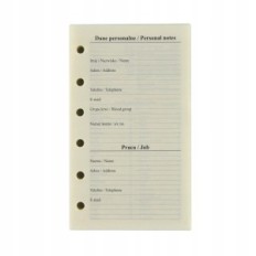 Bokkalender Segregator Närbild B6 Avtagbar Bidrag 2026 DROPS Office