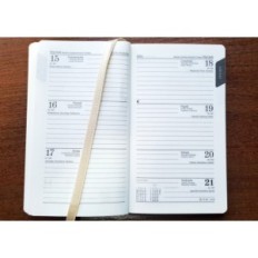 Week calendar cover A-6 Collection 42B Orange KT-42B-60 / POM / P