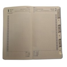 Broneeri kalender B6 vahetusvahendatava sisse-2026 Daily DROPS kontoripruun aju