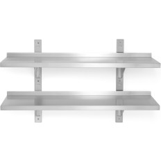 Étagère murale réglable double 120cm - Hendi 811733