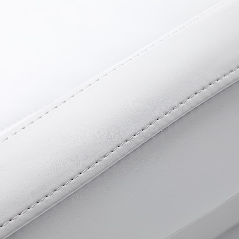 Azzurro Lux electric cosmetic chair pedi 3 motors white — close-up of the surface