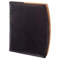 Calendrier hebdomadaire 31b avec contribution A6 amovible (8.5x14,5cm) sur 2025 ans de couverture brune