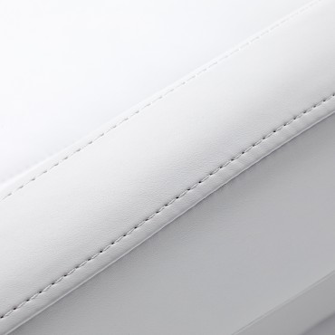 Sillón cosmético eléctrico Azzurro Lux pedi 5 motores blanco — detalle de la superficie
