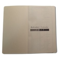 Boek Kalender Dichtbij B6 Bruin Donker Verwijderbaar Insert 2026 Dagelijkse Druppels Office