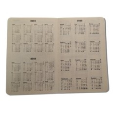 Buchkalender in der Nähe von A6 Braun dunkelabnehmbare Kartusche 2026 Daily Drops Office