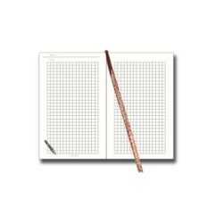 Nešiojamojo kompiuterio Notepad A6 Nuimama kasetė 2026 100 Cards grotelės lašų biuras