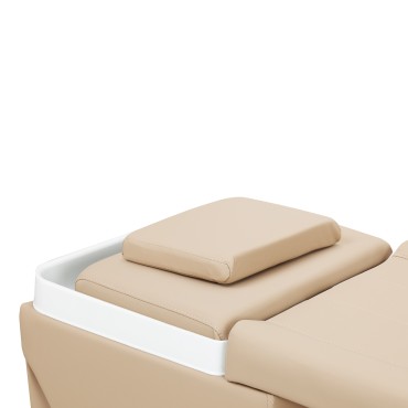 Cama de lavado de cabello Gabbiano Head Spa Maldives beige — detalle de la cabeza