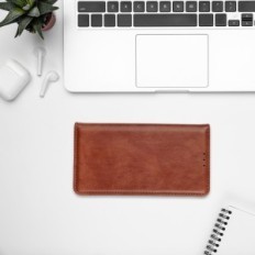 Etui do Samsung Galaxy S23 W395 BRĄZOWY