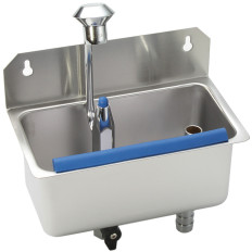 Waswasser voor ijs voor ijs met een PROFI-lijnopbrengst systeem - 110 x 110 x 115 mm - Hendi 755181