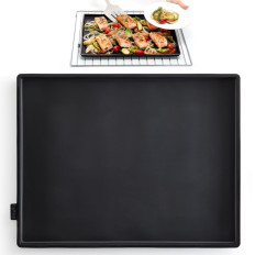 Silicone baking mat Unbelievable 400 x 300 mm black - Hendi 677018