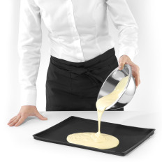 Silicone küpsetusmassi uskumatu 400 x 300 mm must - Hendi 677018