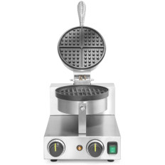Round Waffle singel för våfflor belgiska Teflon ons. 190 mm - Hendi 212172