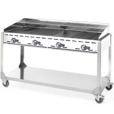 Gás Grill "Green Fire" 4 Queimadores 22kw Mobile - Hendi 149614