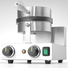 Kolo vafle singl pro vafle belgický teflon st. 190 mm - Hendi 212172