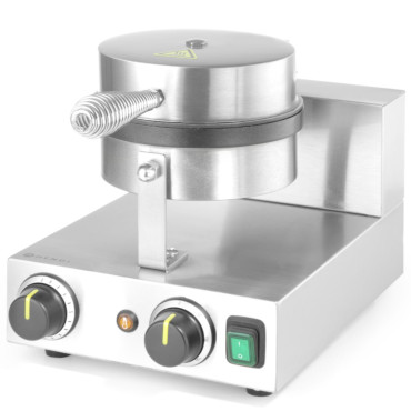 Waffle redondo único para waffles Teflon belga qua. 190 mm - Hendi 212172