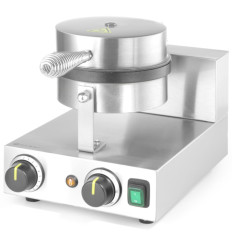 Waffle redondo único para waffles Teflon belga qua. 190 mm - Hendi 212172