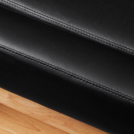 Gabbiano Head Spa Bali hair washing bed black — close-up of the surface