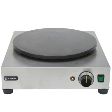 Rund elektrisk pannkaka 40 cm 3000 i - Hendi 212028