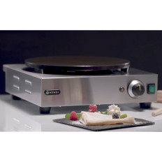 Rund elektrisk pannkaka 40 cm 3000 i - Hendi 212028