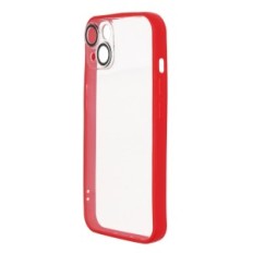 Case for iPhone 14 W393 colorless with red