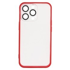 Case for iPhone 13 Pro W393 colorless with red