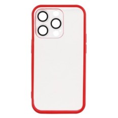 Caso para iPhone 14 Pro W393 incolor com vermelho