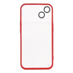 Cas pour iPhone 13 W393 incolore avec rouge