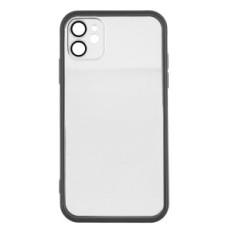 Prípad pre iPhone 11 W393 bezfarebný s čiernym